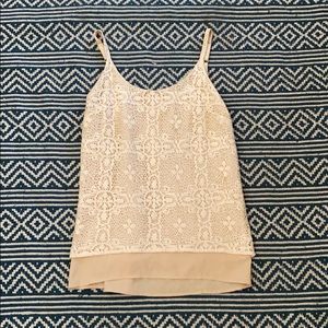 CAbi lace double layer tank